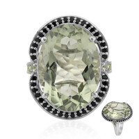 Anello in argento con Ametista Verde