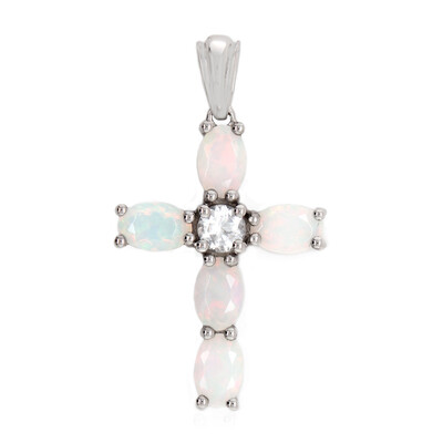 Ciondolo in argento con Opale di Welo