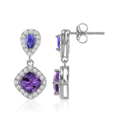 Orecchini in argento con Ametista