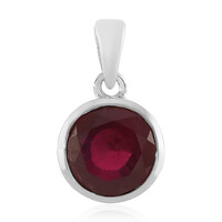 Ciondolo in argento con Rubino del Madagascar