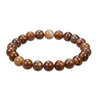 Bracciale con Legno Fossile