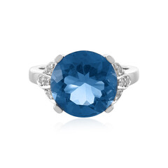 Anello in argento con Fluorite Cangiante
