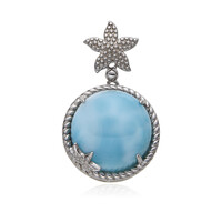 Ciondolo in argento con Larimar