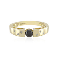 Anello in oro con Diamante Nero