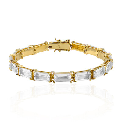 Bracciale in argento con Topazio Bianco