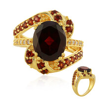 Anello in argento con Granato d’India