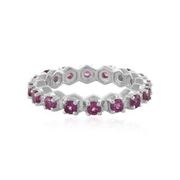 Anello in argento con Rodolite
