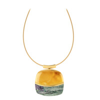 Collana in argento con Gemma