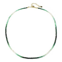 Collana in argento con Smeraldo Brasiliano