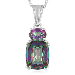 Collana in argento con Quarzo Mistico