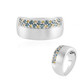 Anello in oro con Diamante Blu I3 (KM by Juwelo)