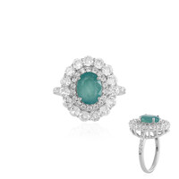 Anello in argento con Grandidierite