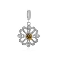 Ciondolo in argento con Zircone Giallo
