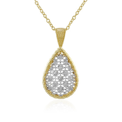 Collana in argento con Diamante I3 (I)