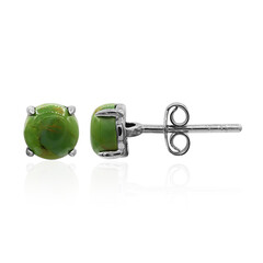 Orecchini in argento con Turchese Kingman Mohave Verde