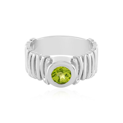 Anello in argento con Peridoto Arizona