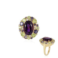 Anello in argento con Ametista