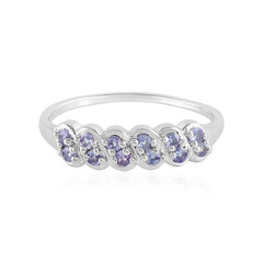 Anello in argento con Tanzanite