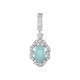 Ciondolo in argento con Grandidierite