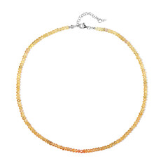 Collana in argento con Topazio Imperiale