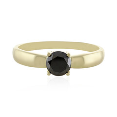 Anello in oro con Diamante Nero