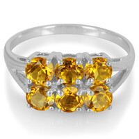 Anello in argento con Citrini