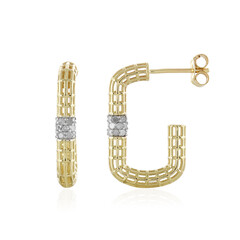 Orecchini in oro con Diamante I4 (J) (Ornaments by de Melo)