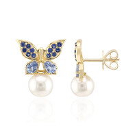 Orecchini in oro con Perla Akoya (Michelle Albala)