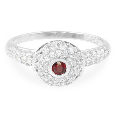 Anello in argento con Rubino Malawi