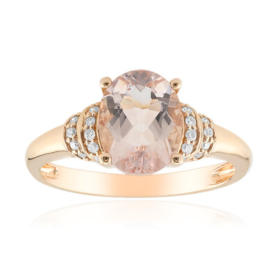 Anello in oro con Morganite AAA (CIRARI)