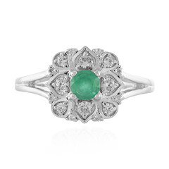 Anello in argento con Smeraldo Etiope