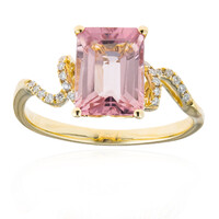 Anello in oro con Tormalina Neon del Congo (Smithsonian)