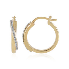 Orecchini in argento con Diamante I2 (J)