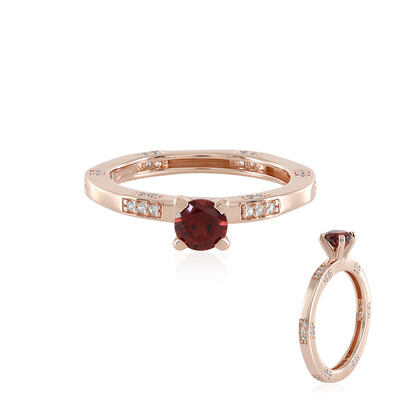 Anello in argento con Granato d’India
