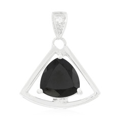 Ciondolo in argento con Ematite Nera