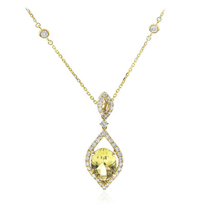 Collana in oro con Diasporo cangiante (CIRARI)