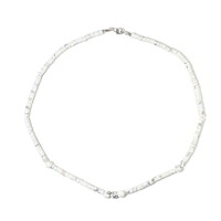Collana in argento con Howlite