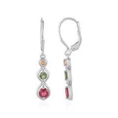 Orecchini in argento con Tormalina