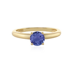 Anello in oro con Tanzanite (non riscaldata)