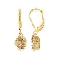 Orecchini in argento con Zircone Canarino