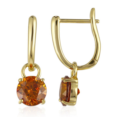 Orecchini in oro con Sfalerite spagnola