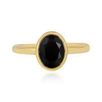 Anello in argento con Onice Nero