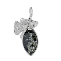 Ciondolo in argento con Ambra Baltica