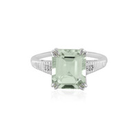 Anello in argento con Ametista Verde