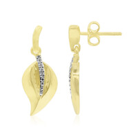 Orecchini in argento con Diamante I1 (G)