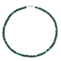 Collana in argento con Malachite