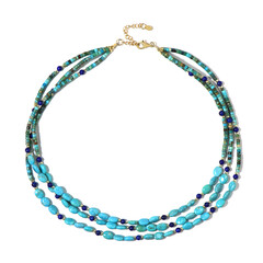 Collana in argento con Turchese Arizona (Riya)
