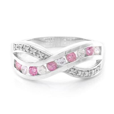 Anello in argento con Tormalina Rosa Cuprian