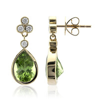 Orecchini in oro con Peridoto Wagogo