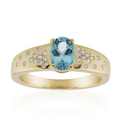 Anello in oro con Tormalina Petrolio (Mark Kaufman)